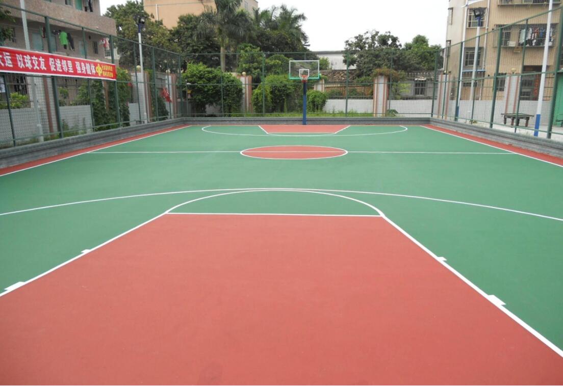 標準籃球場建設(shè)