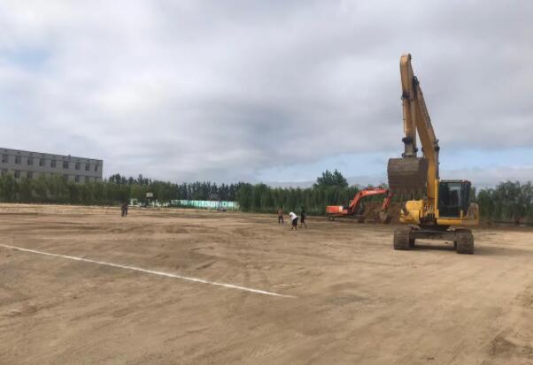塑膠操場(chǎng)地坪施工測(cè)量放樣
