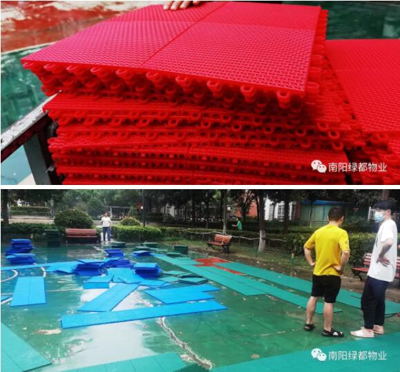 改造進(jìn)行時(shí)，施工員在默默工作，小朋友們高興的也幫起忙來啦！